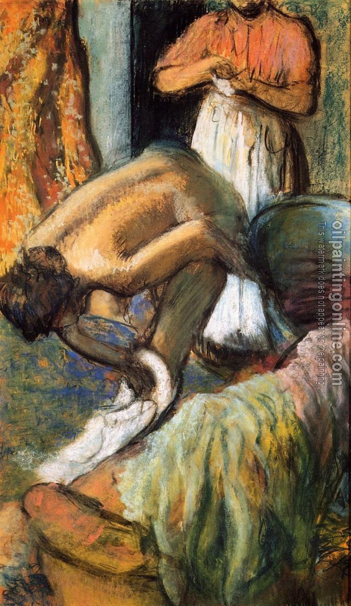 Degas, Edgar - Breakfast after the Bath